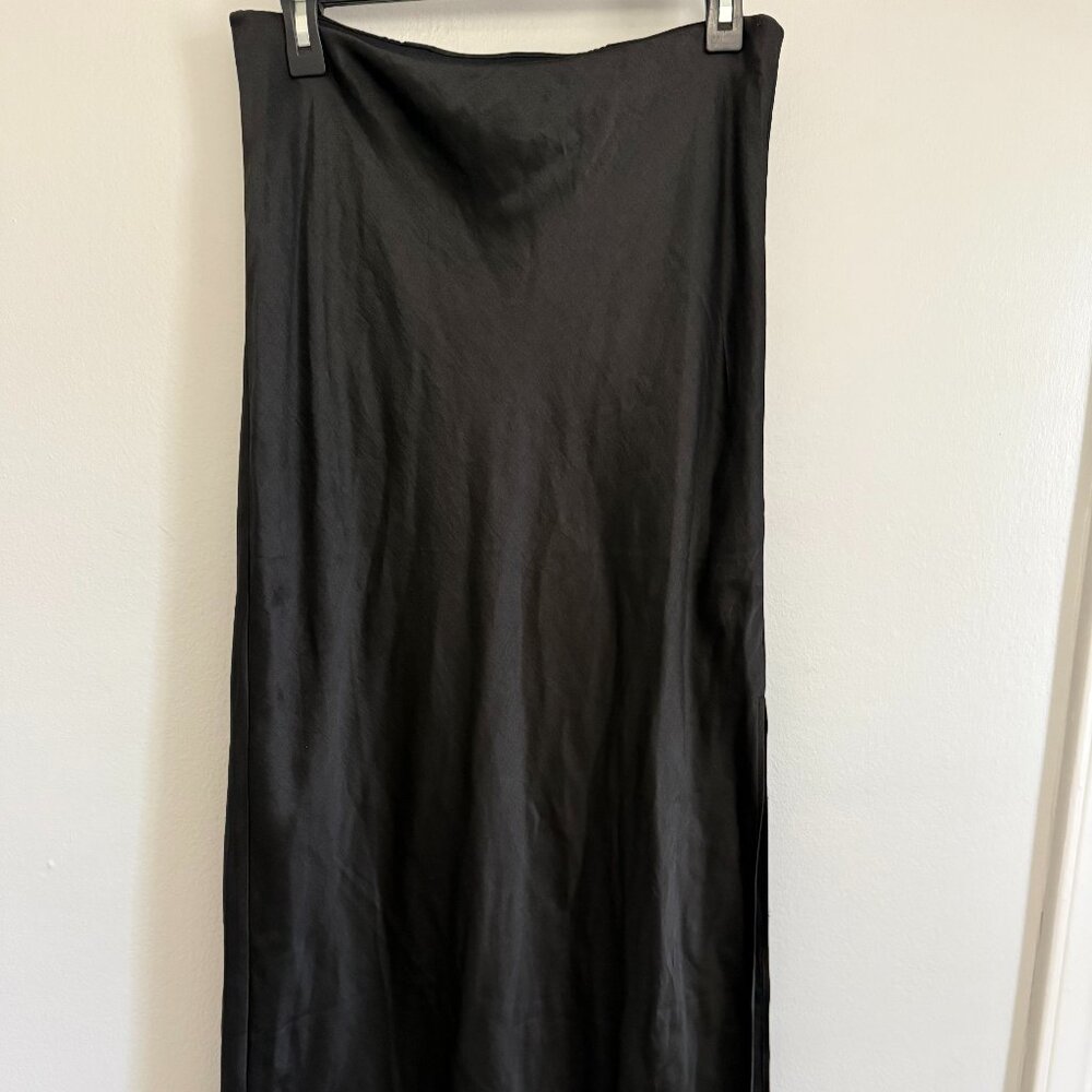 Madewell Satin Maxi Slip Skirt size 6 New with tags
